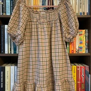 Doen “Cadiz” Mini Dress in Austen Plaid 💕